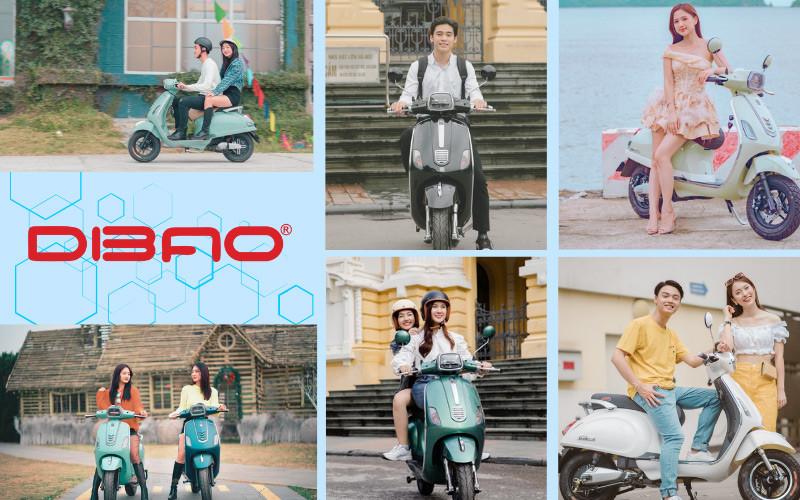 Các dòng xe điện, 50cc Dibao mang đến trải nghiệm lái an toàn cho người dùng